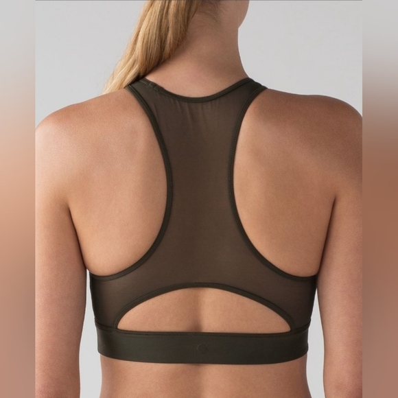 lululemon athletica Other - Lululemon Athletica Dark Olive Flow Rider Swim Top